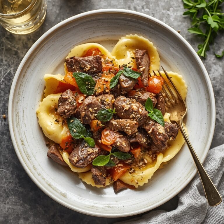 Garlic Steak Tortellini