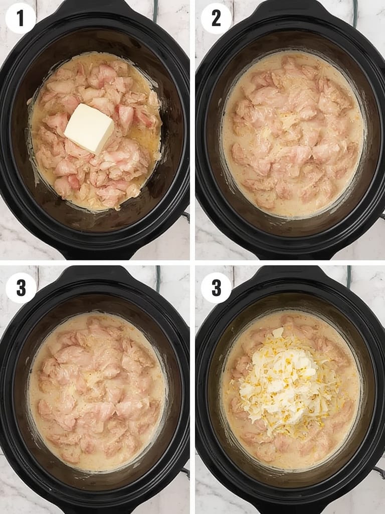 cream cheese and chicken slow cooker recipe