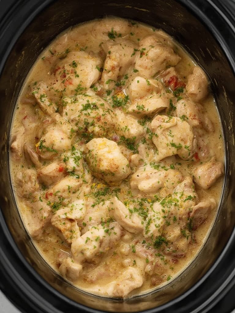 chicken and cream cheese slow cooker