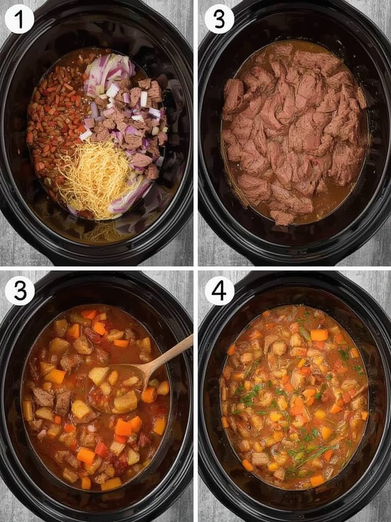 crock pot beef stew recipes slow cookersteps
