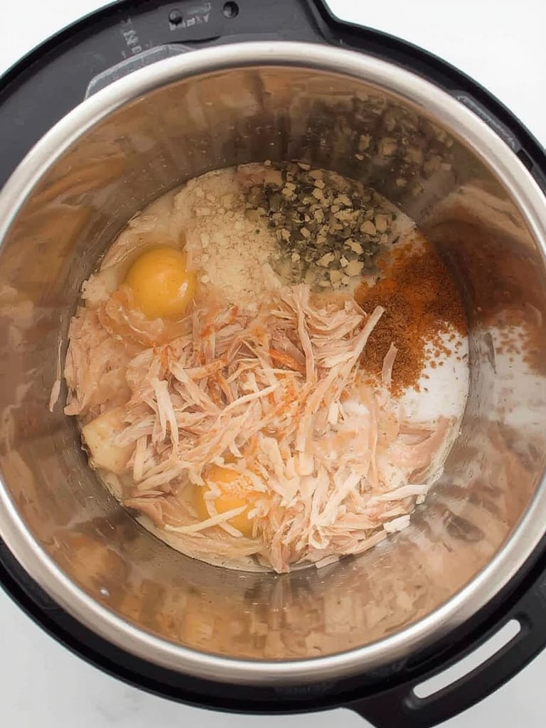 instant pot shredded chickeningredients