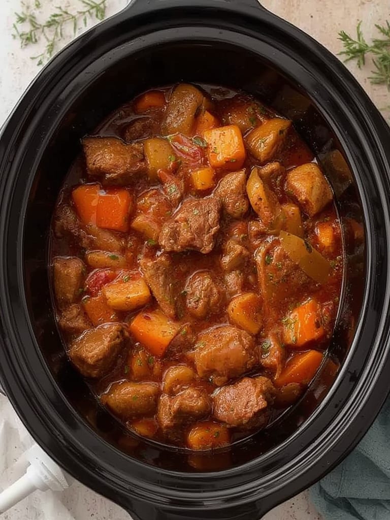 stew meat crock pot