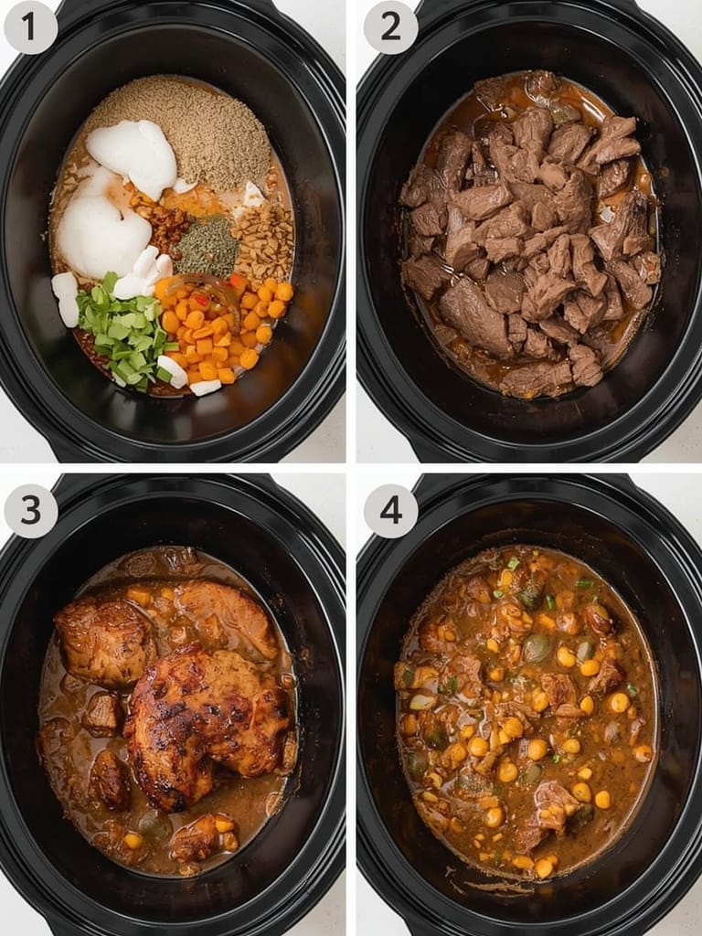 1 crock pot steak recipes steps