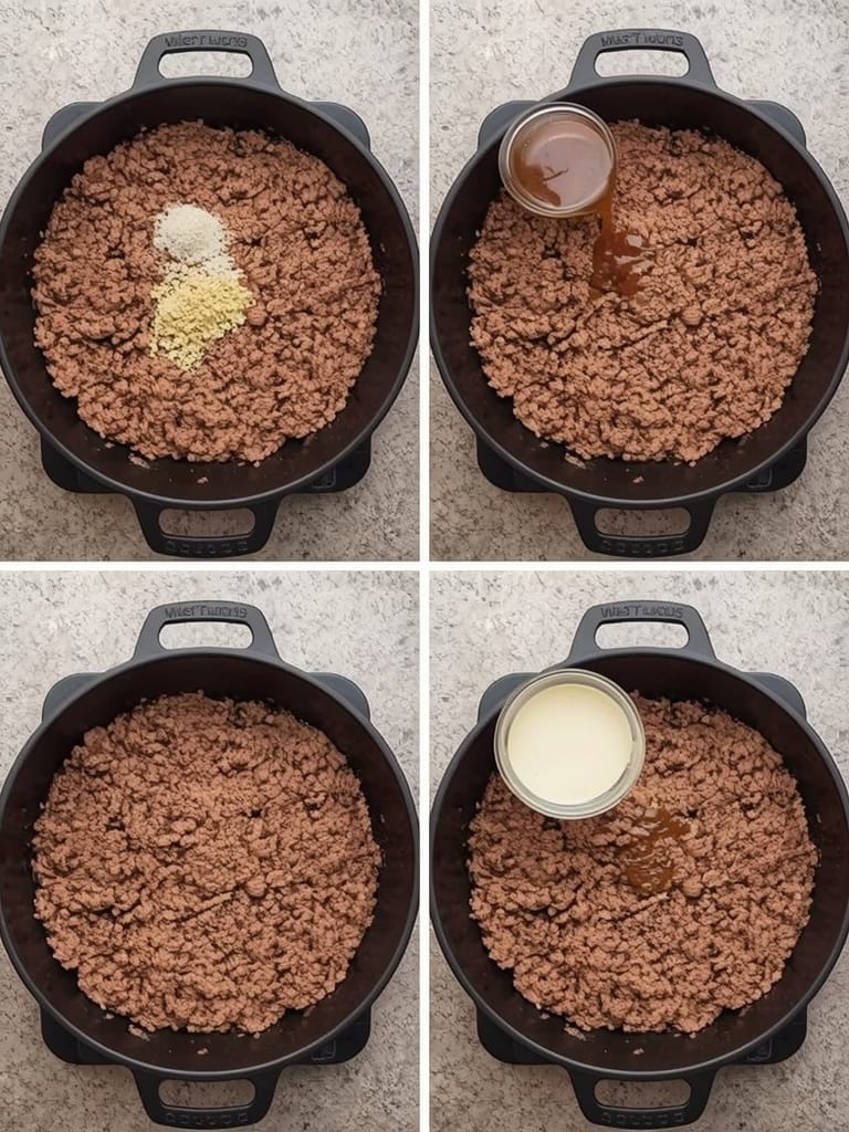 1 ground beef recipes steps