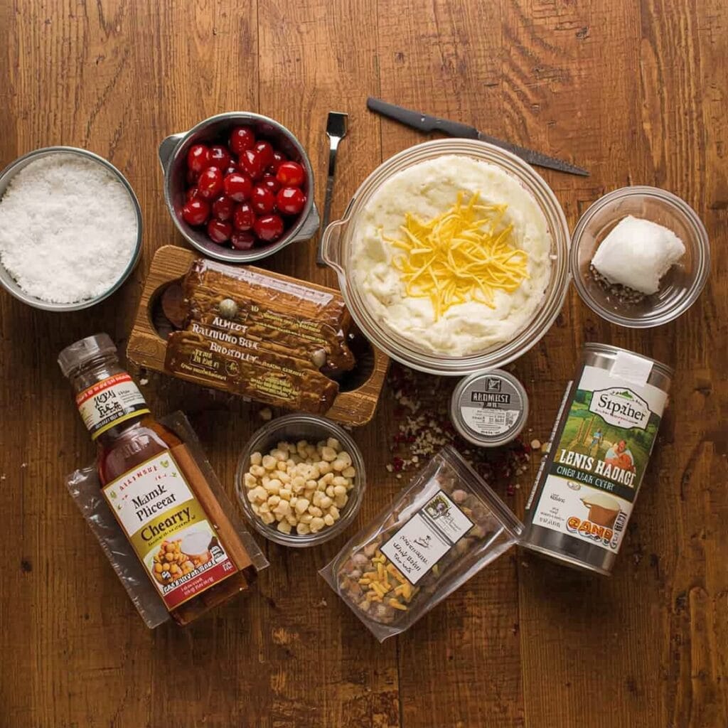 Amish Hamburger Steak Bake ingredients