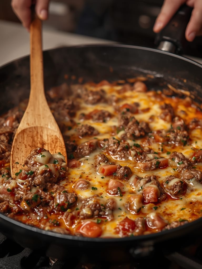 Amish Hamburger Steak Bake steps