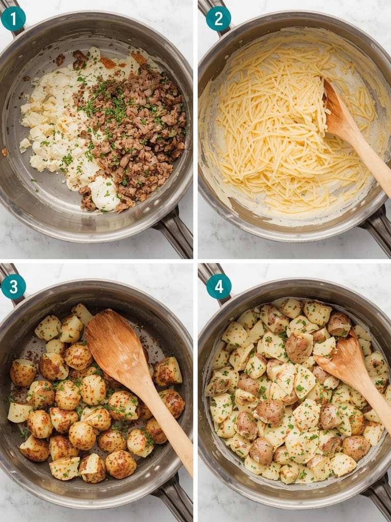 Cheesy Ranch Potatoes steps