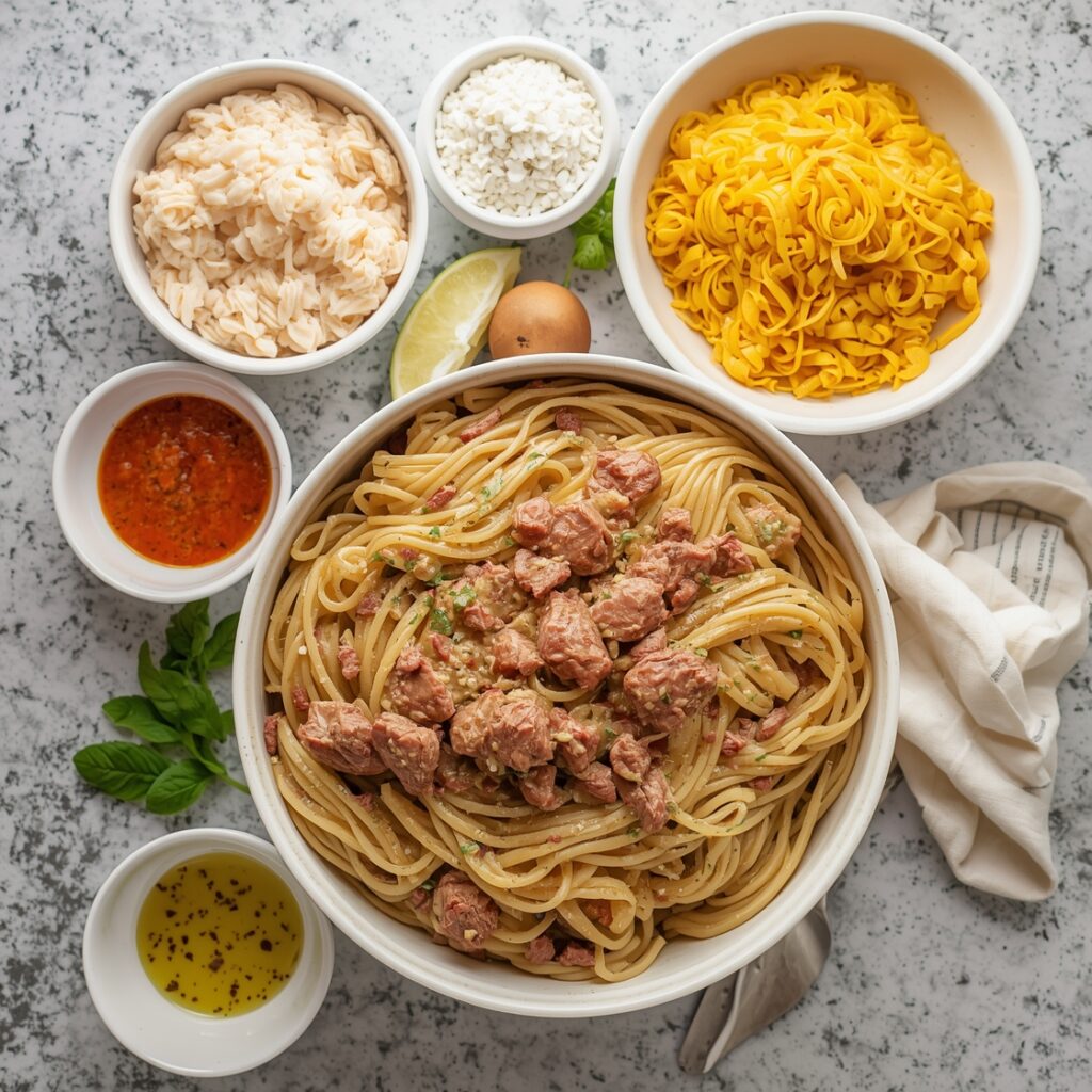 Creamy Beef Pasta recipes ingredients