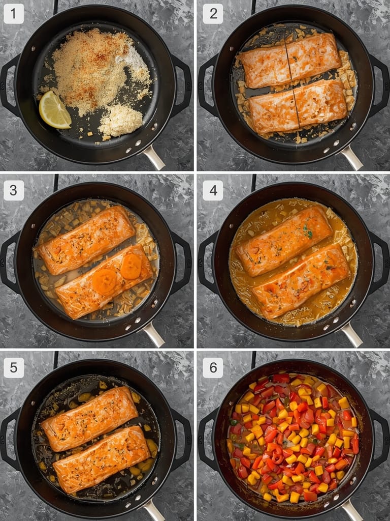 Easy salmon recipes steps