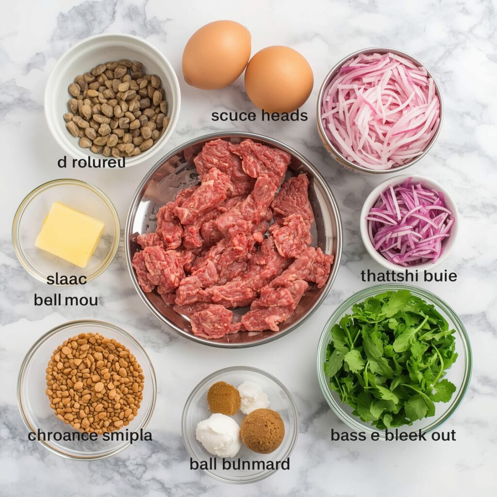 Korean ground beef recipes ingredients