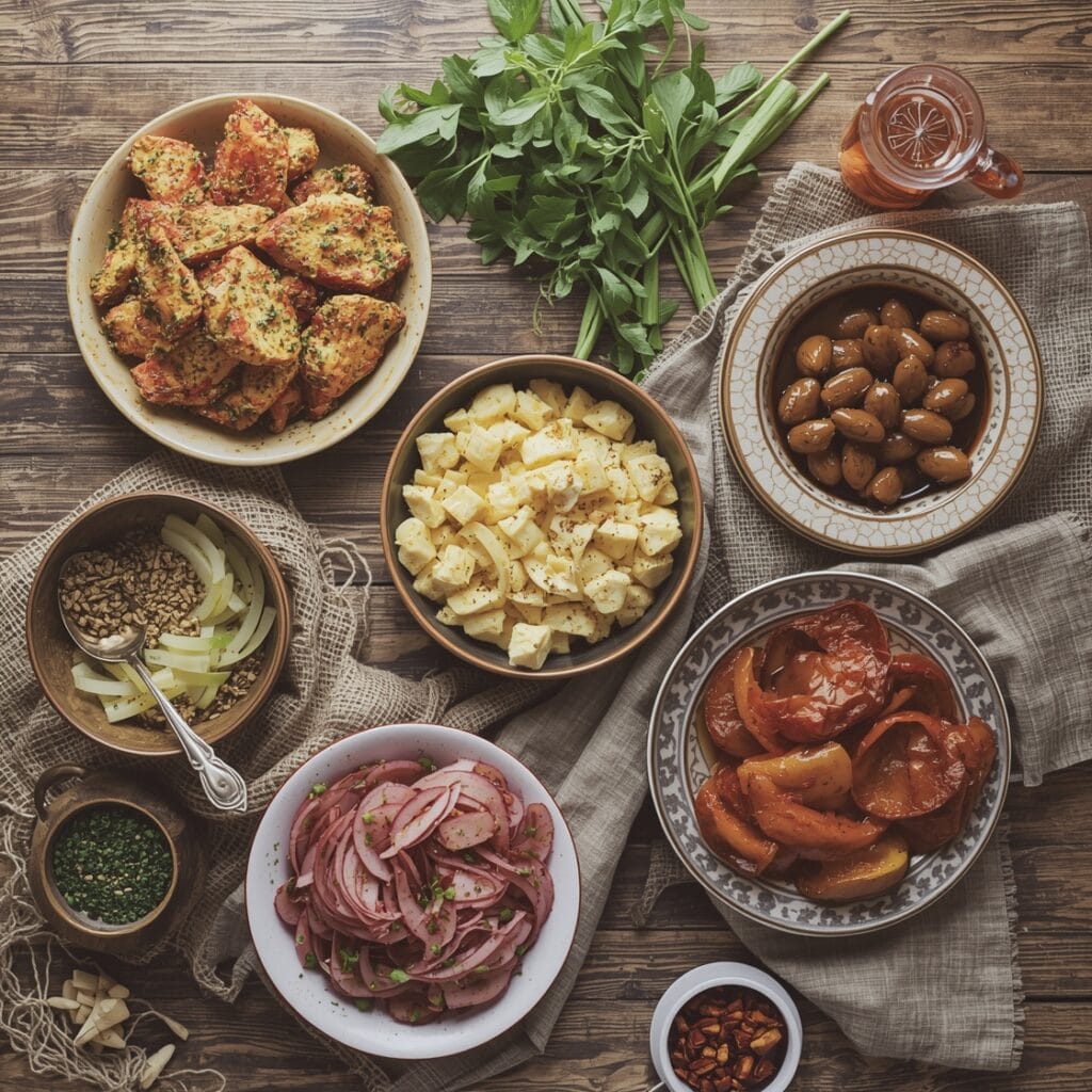 Lazy Dinners ingredients