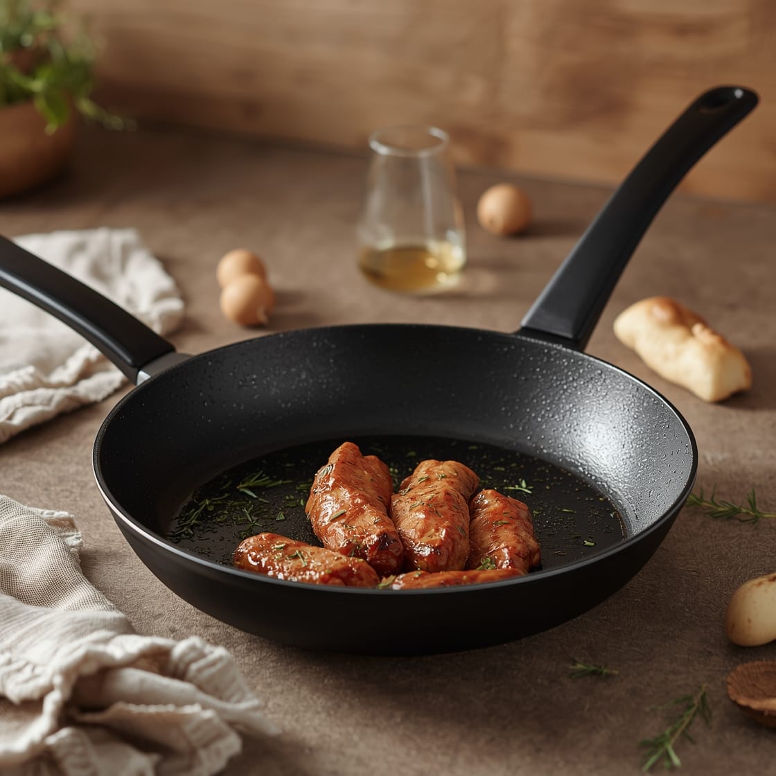 Nonstick frying pan