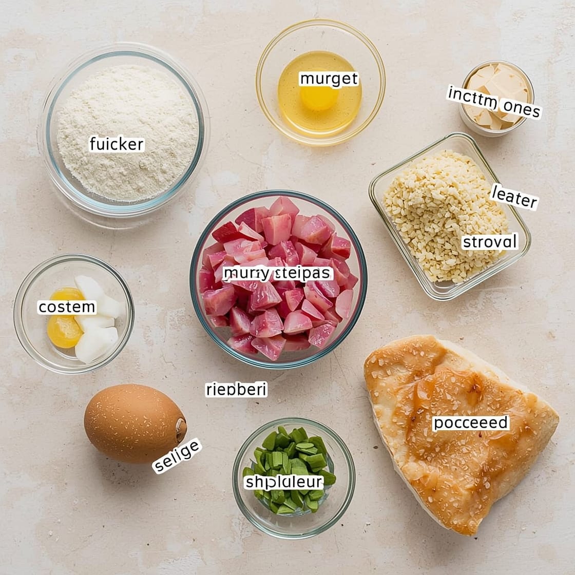 Quick Healthy Dinner Recipesr ingredients - fresh steak, tortellini, garlic, and veggies