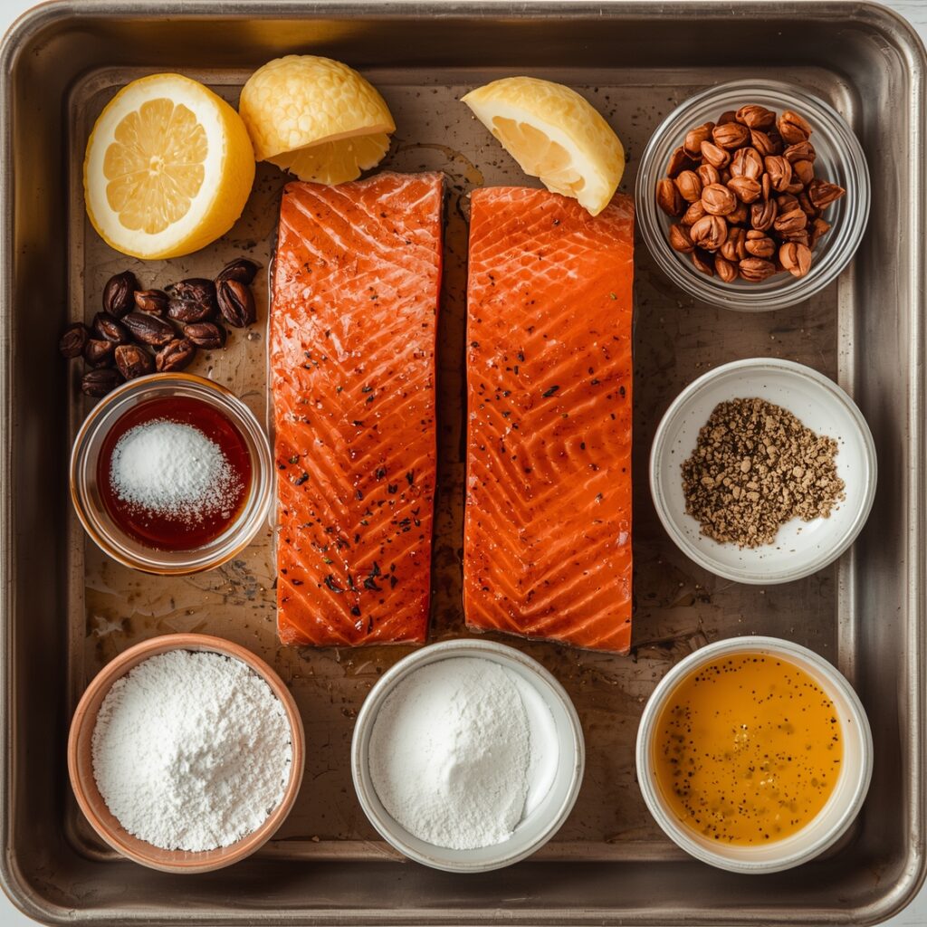 baked red salmon ingredients