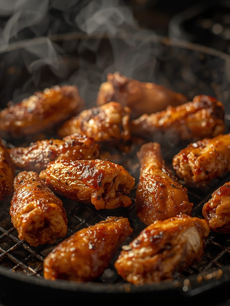 fried chicken wings steps
