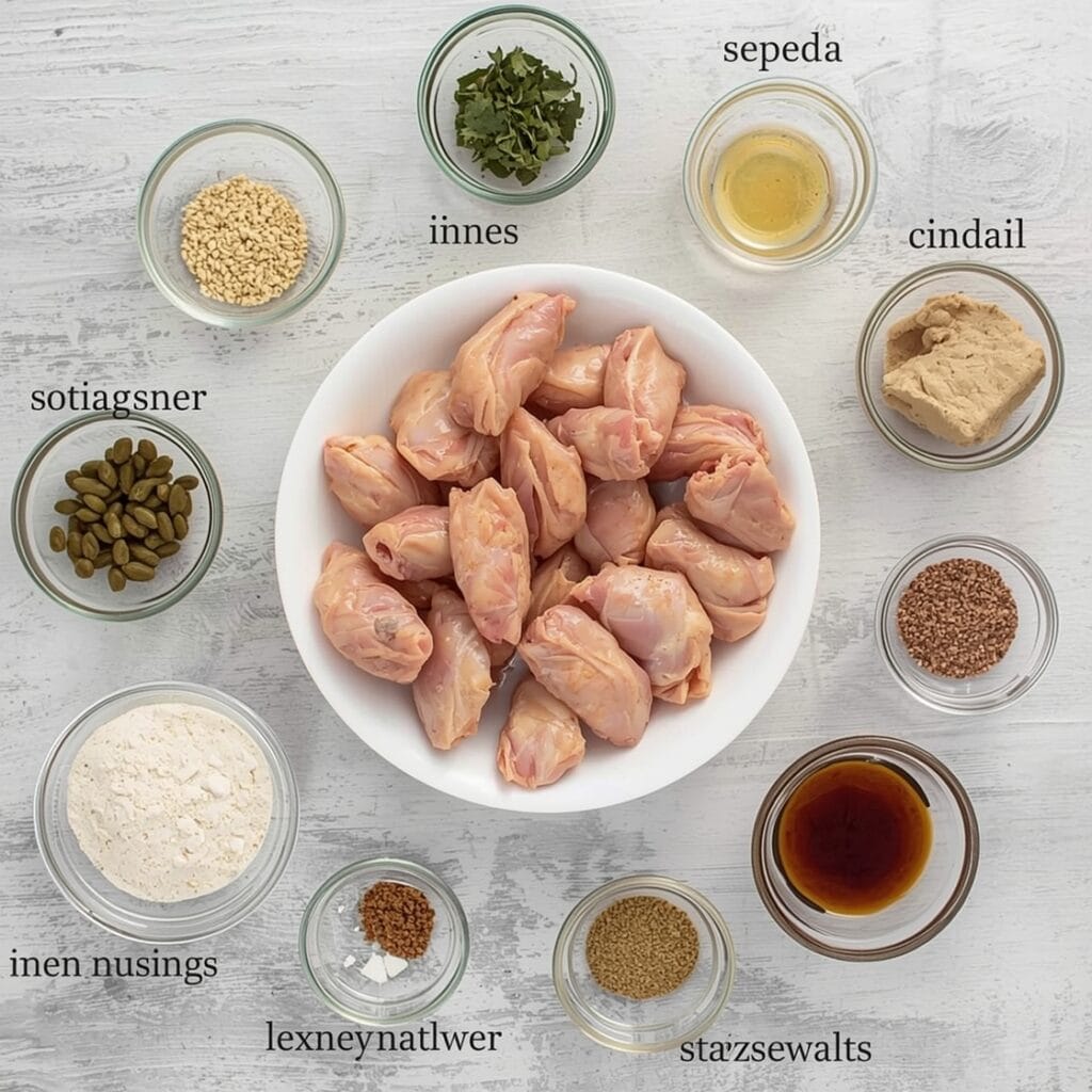 oven chicken wings ingredients