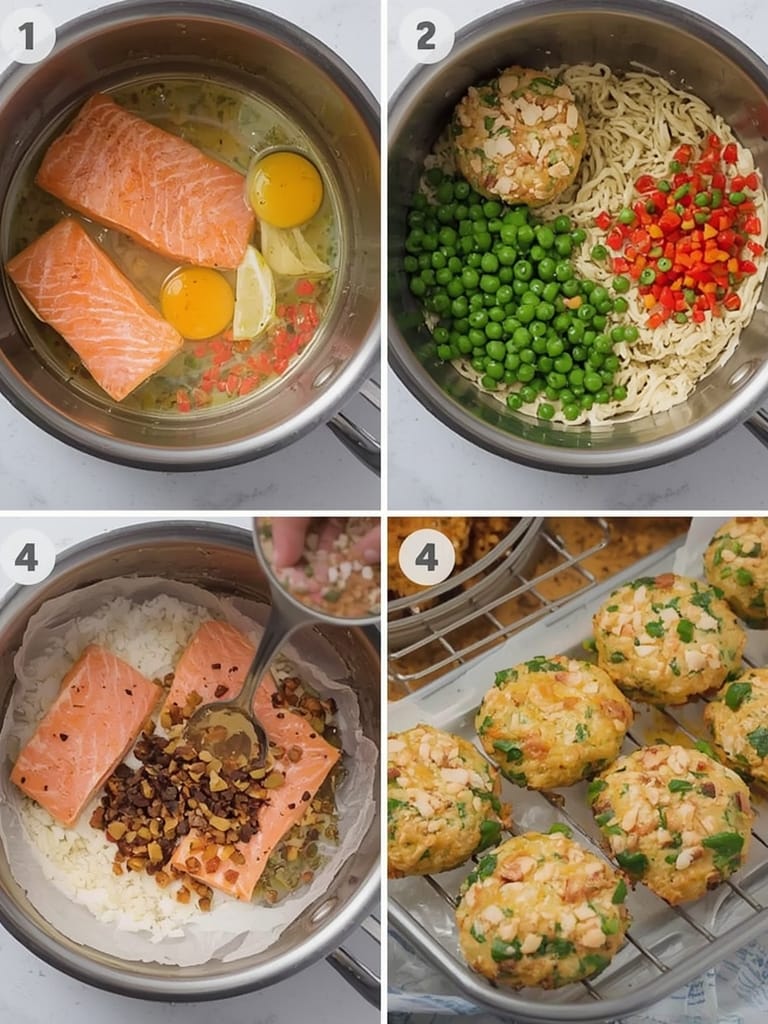 salmon cakes recipe canned steps