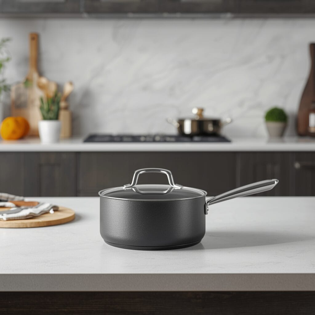 sauce pan made iningredients
