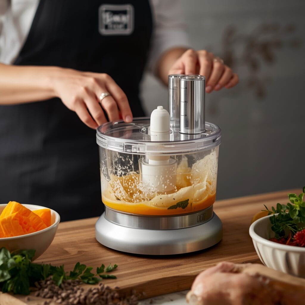 Food processor action