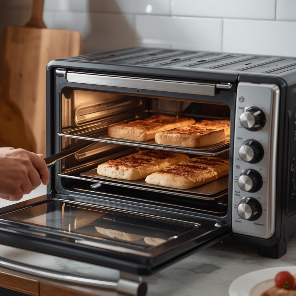 Toaster oven action