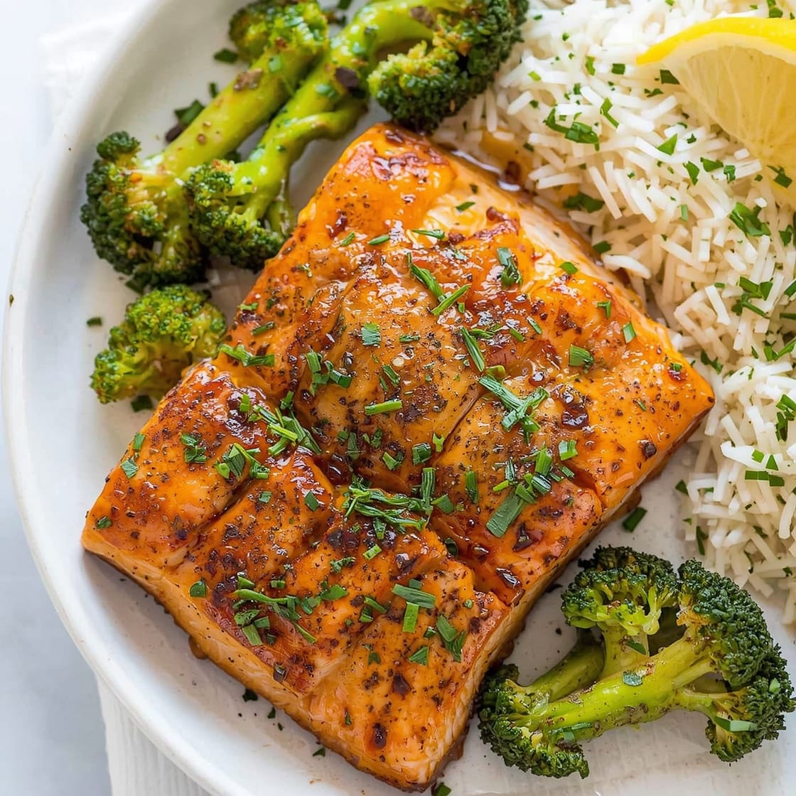 Mustard Air Fryer Salmon