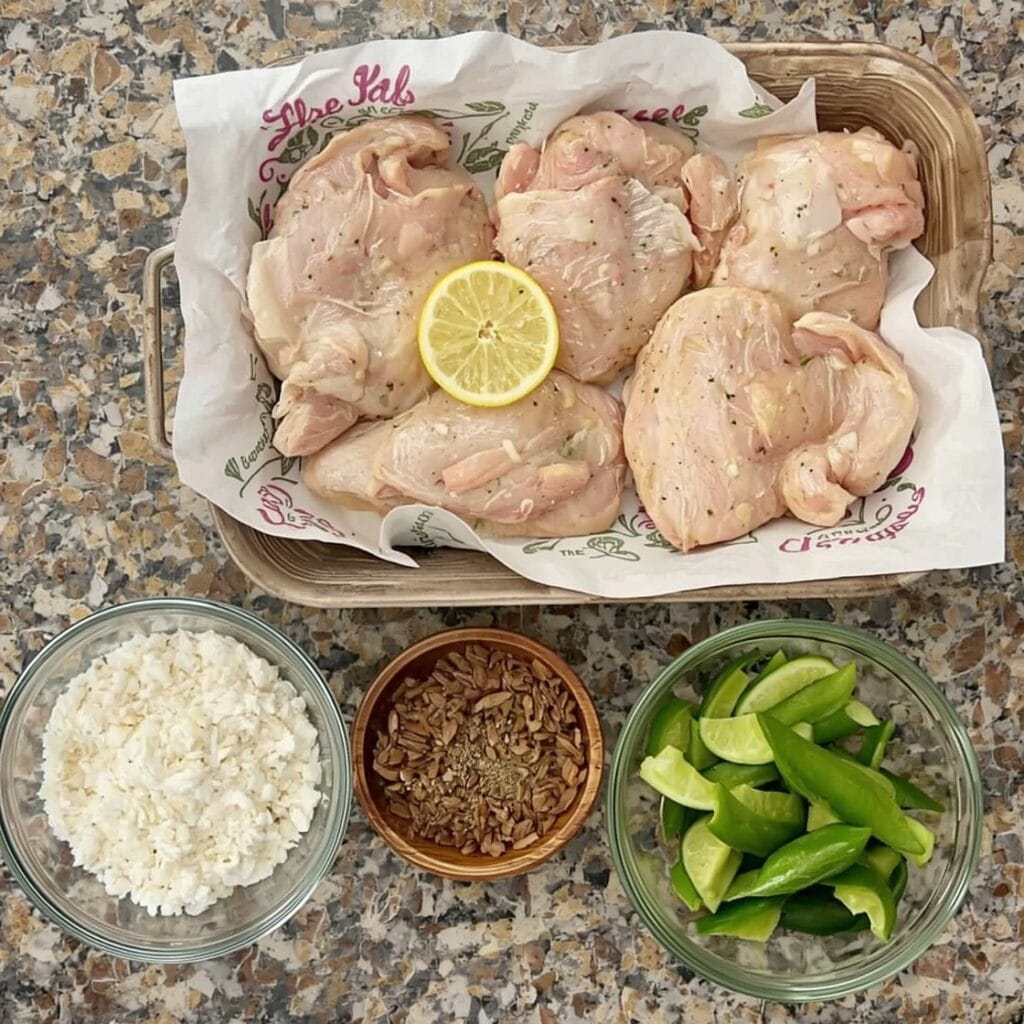 Oven Baked Chicken Thighs ingredients
