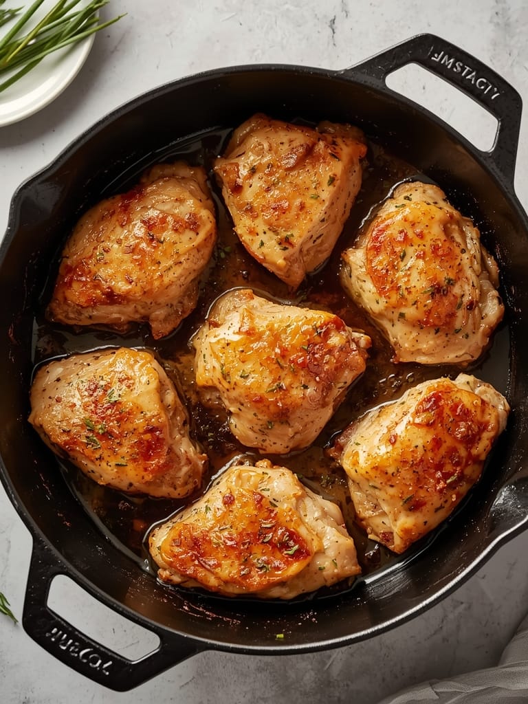 baked chicken thighs steps