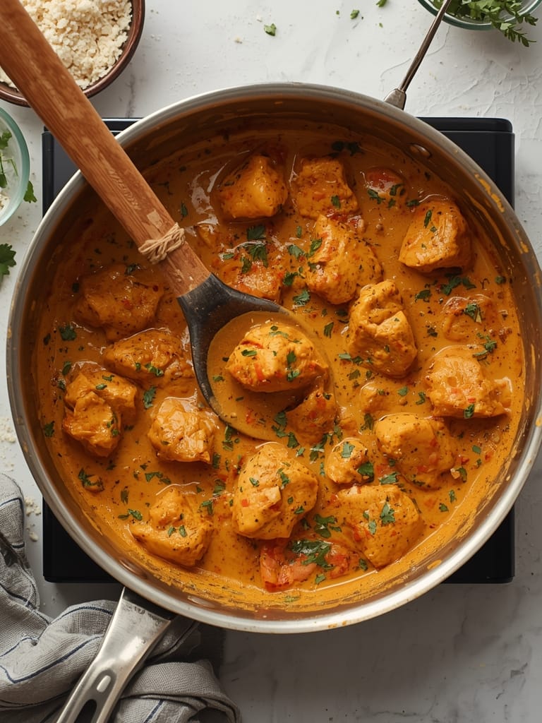 butter chicken steps