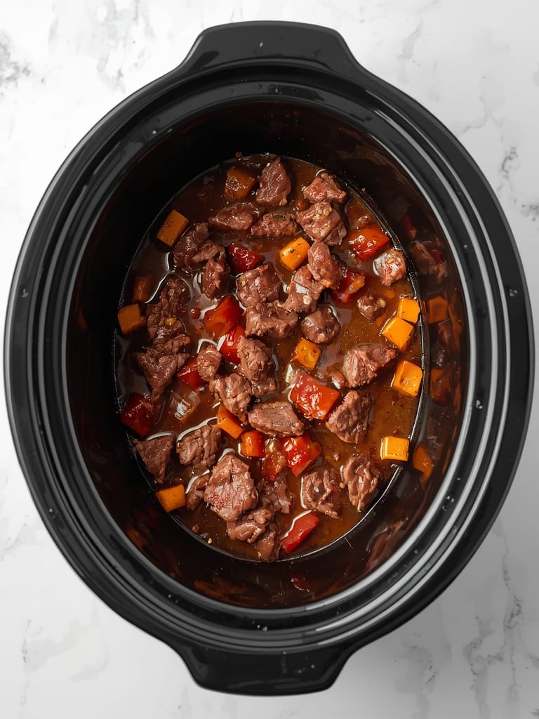 crockpot steak steps