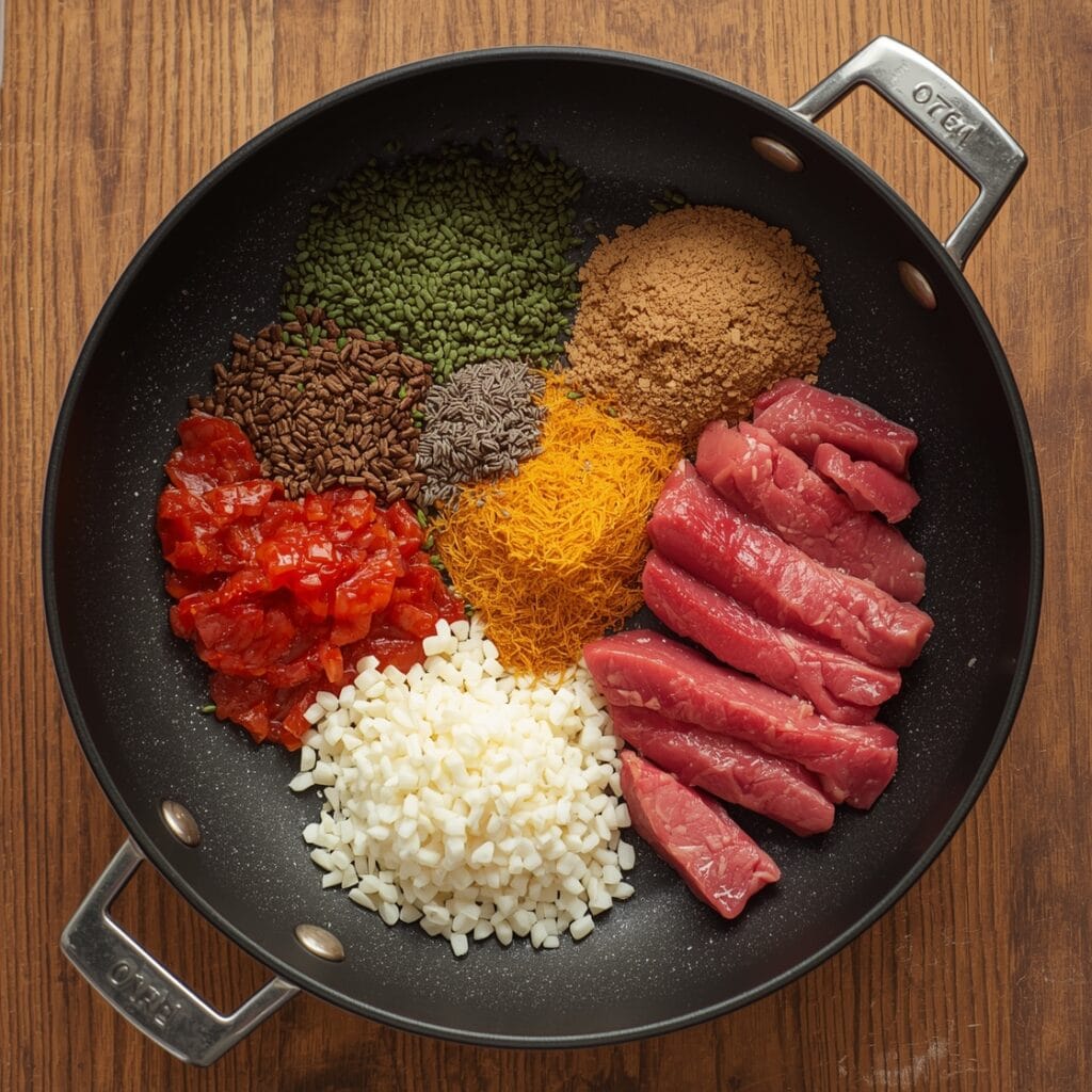 one pan beef ingredients
