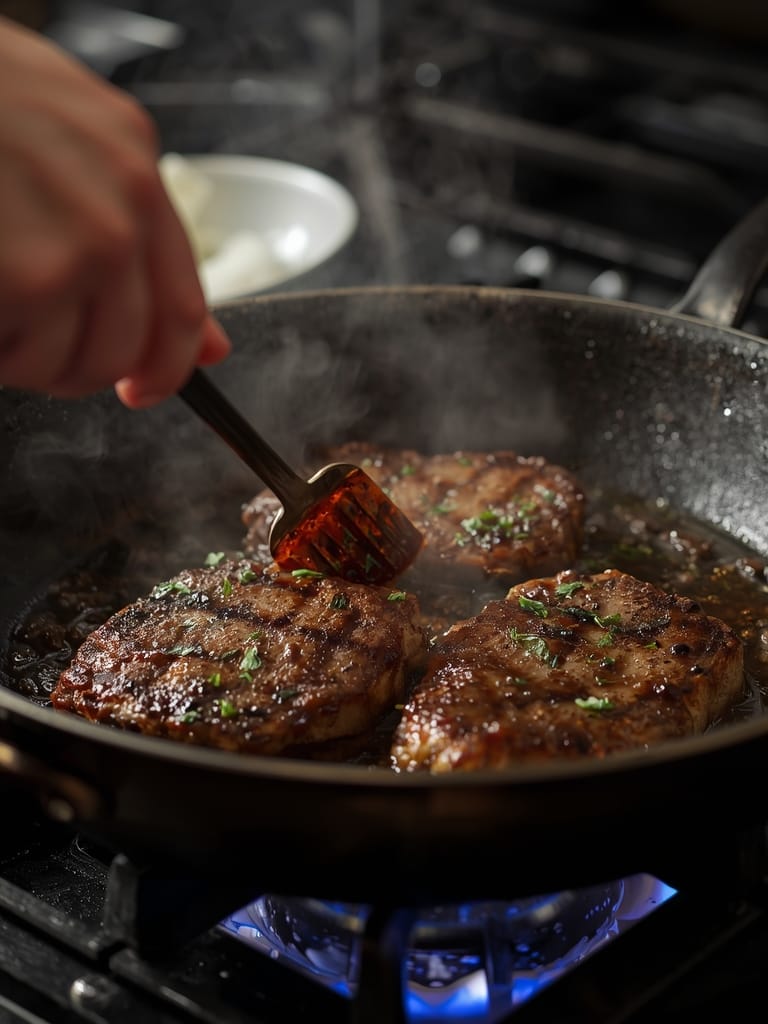 Swiss steak steps