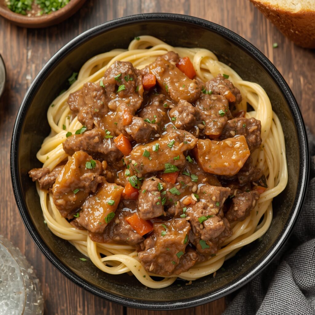 ground beef stroganoff